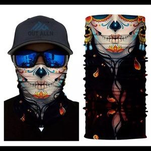 Day of the Dead gaitor face mask